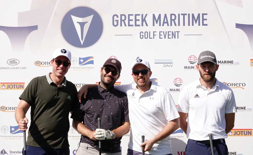 Maritime glow at the 8th Greek Maritime Golf Event