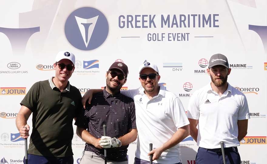 Maritime glow at the 8th Greek Maritime Golf Event