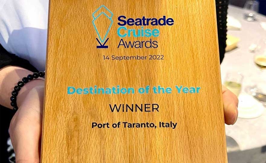 The Port of Taranto wins the Destination of the Year Award