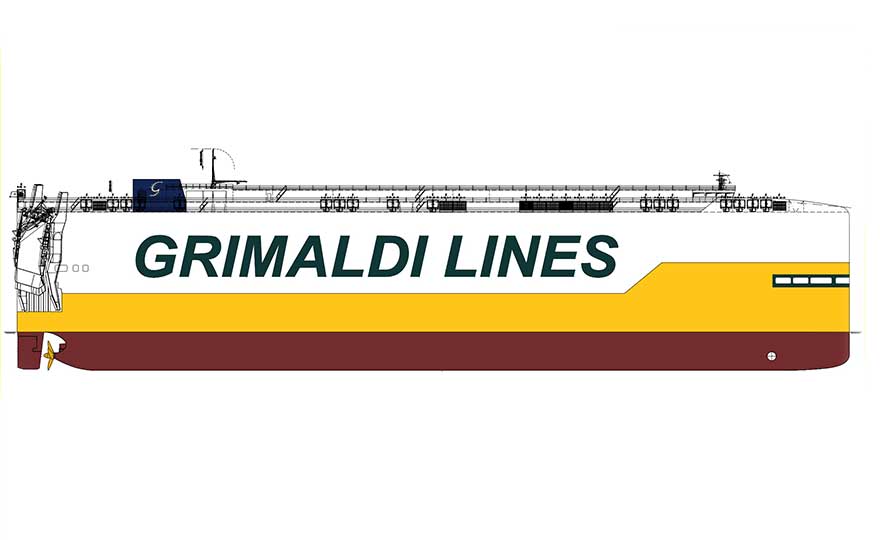 The Grimaldi Group Orders Five More Ammonia-Ready Car Carriers