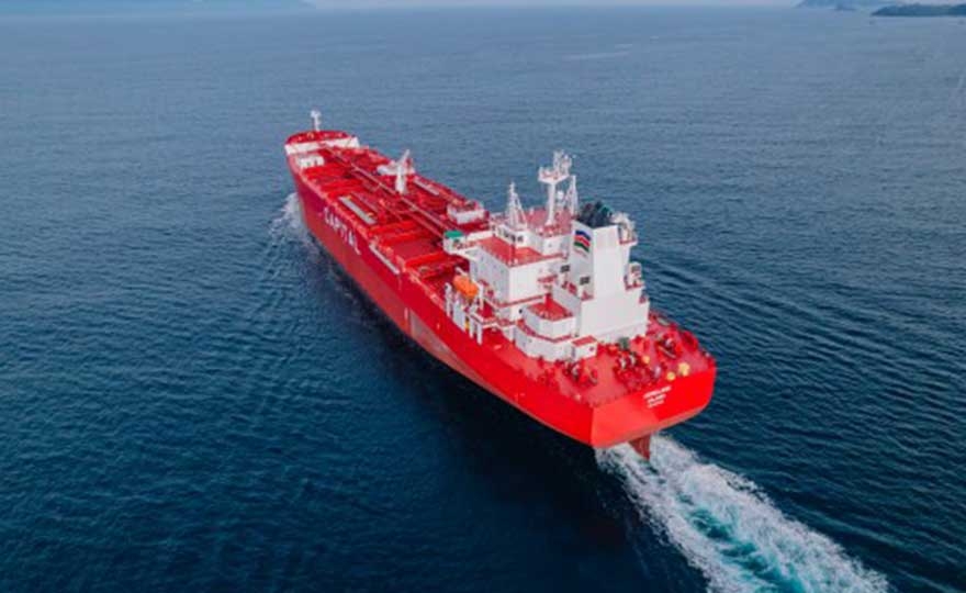 Capital Ship Management Corp. Takes Delivery of M/T 'Agisilaos'
