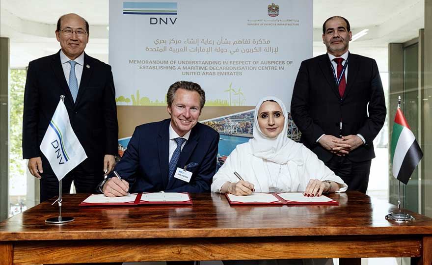 UAE Ministry of Infrastructure & Energy and DNV to Establish Maritime Decarbonization Centre