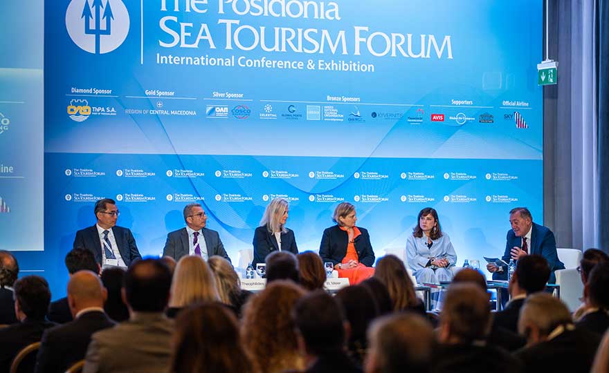 to 7o posidonia sea tourism forum sygkentrwnei th die8nh koinothta ths kroyazieras sthn 8essalonikh 2